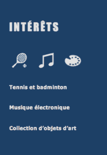 Centre d'intérêts